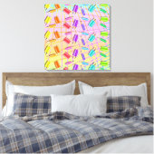 POP ART POPSICLES CANVAS AFDRUK (Insitu (Slaapkamer))