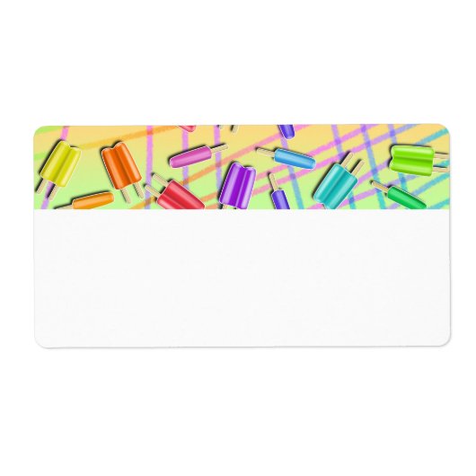 POP ART POPSICLES ETIKET (Voorkant)