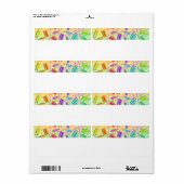 POP ART POPSICLES ETIKET (Full Sheet)