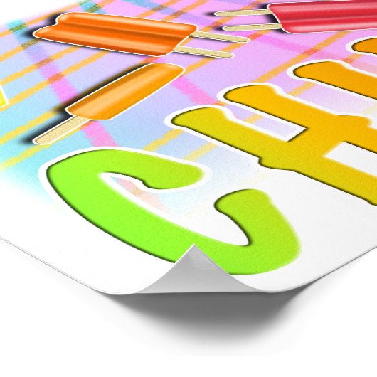 POP ART POPSICLES POSTER (Hoek)