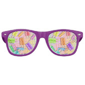 POP ART POPSICLES RETRO ZONNEBRIL (Voorkant)