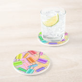 POP ART POPSICLES ZANDSTEEN ONDERZETTER (Zijkant)