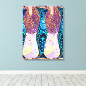 Pop Art Portland Art Canvas Afdruk (Insitu (Houten vloer))