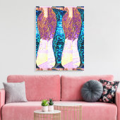 Pop Art Portland Art Canvas Afdruk (Insitu (Woonkamer))