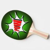 Pop Art POW! Ping Pong Paddle Tafeltennisbatje (Zijkant)