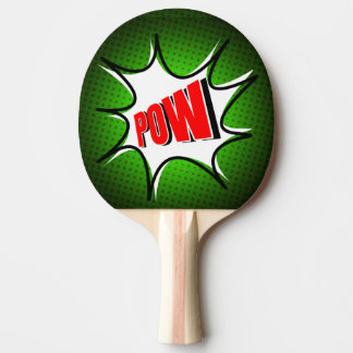 Pop Art POW! Ping Pong Paddle Tafeltennisbatje