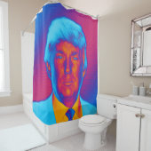 Pop Art President Trump Douchegordijn (In situ)