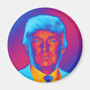 Pop Art President Trump Magneet