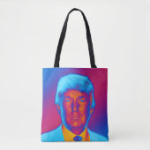 Pop Art President Trump Tote Bag (Voorkant)