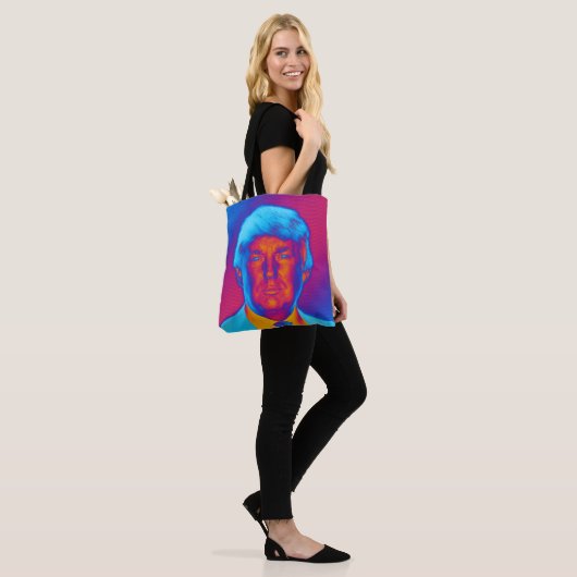 Pop Art President Trump Tote Bag (Op model)