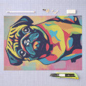 Pop Art Pug Portretten: Een Decoupage genot Tissuepapier (Craft)