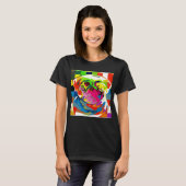 POP ART PUG T-SHIRTS T - SHIRTS (Voorkant volledig)