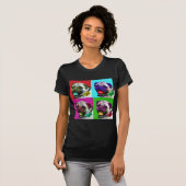 Pop Art Pug Women's Jersey T-Shirt (Voorkant volledig)