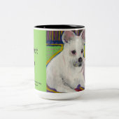 Pop Art Pup-mok Tweekleurige Koffiemok (Center)