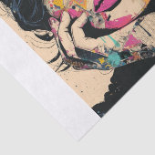 PoP Art Queen1.5 Tissuepapier (Detail)