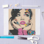 PoP Art Queen2 Tissuepapier (Craft)