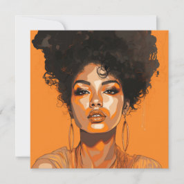 Pop Art Queen: Empowering Vrouwen Pop Kunst Notitiekaartje