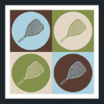 Pop Art Racquetball Poster<br><div class="desc">Pop Art Racquetball. Geniet van dit leuke ontwerp met je hobby,  beroep of obsessie voor geweldige t-shirts,  stickers en nog veel meer. Ze maken ook geweldige cadeautjes!</div>