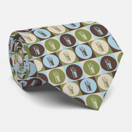 Pop Art Radiology Stropdas (Opgerold)