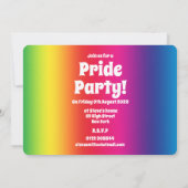 Pop Art Rainbow LGBT Pride - Kaart (Achterkant)