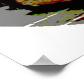 Pop Art Red London Bus Poster (Hoek)