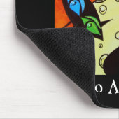 Pop Art Retro Black Cats-muispad Muismat (Hoek)