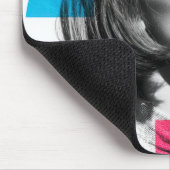 Pop Art Retro Chic Meisje Muismat (Hoek)