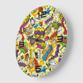 Pop Art Retro Comic - Cool Grote Klok (Hoek)
