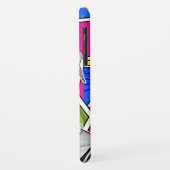 Pop Art Retrô Mulher Fashion Preto e Branco  Case-Mate iPhone Case (Achterkant/links)