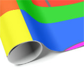 Pop Art Retro Psychedelic Toilet Paper Vibrant Cadeaupapier (Rol Hoek)