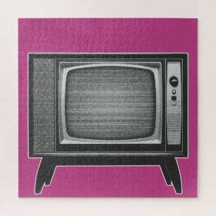 Pop Art Retro Televisie Set Legpuzzel