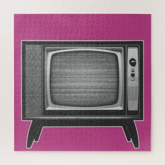 Pop Art Retro Televisie Set Legpuzzel (Verticaal)