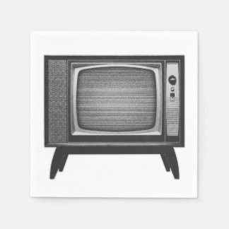 Pop Art Retro Televisie Set Servet