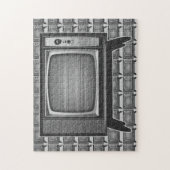 Pop Art Retro Television Set Legpuzzel (Verticaal)