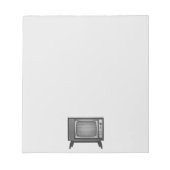 Pop Art Retro Television Set Notitieblok (Voorkant)