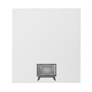 Pop Art Retro Television Set Notitieblok