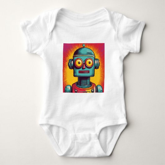 Pop Art Robot Romper (Voorkant)