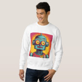 Pop Art Robot Trui (Voorkant volledig)
