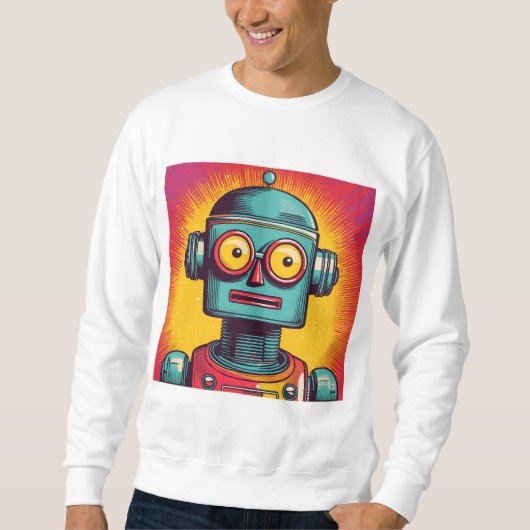 Pop Art Robot Trui (Voorkant)