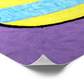 Pop Art Rocks Curling Design Poster (Hoek)