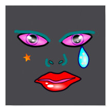 Pop Art Rockstar-Poster drogen