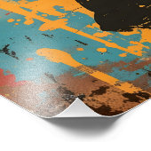 Pop Art Romance: Pareja y Bola de Disco Foto Afdruk (Hoek)