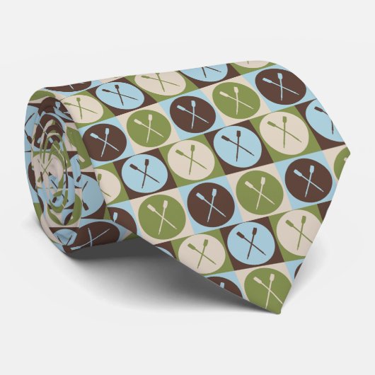 Pop Art Rowing Stropdas (Opgerold)