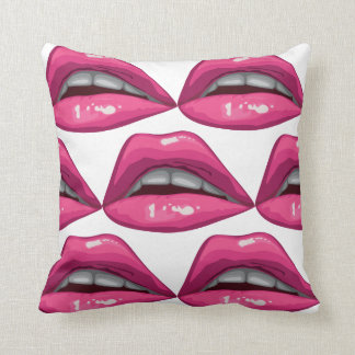 Pop Art roze lips Makeup Kussen