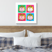 Pop Art Sally | Voorbeeld voor uzelf Canvas Afdruk (Insitu (Slaapkamer))