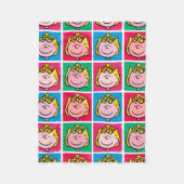 Pop Art Sally | Voorbeeld voor uzelf Fleece Deken (Voorkant)