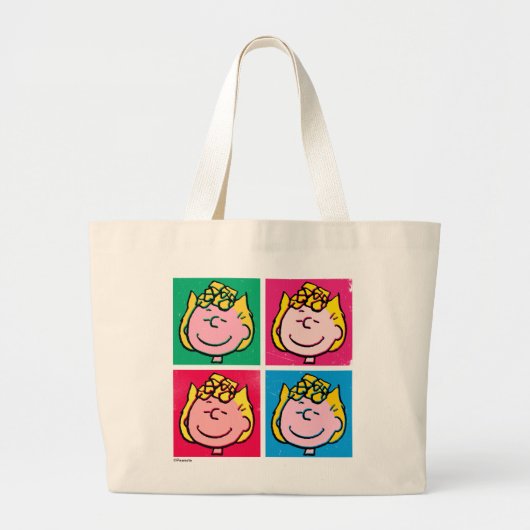 Pop Art Sally | Voorbeeld voor uzelf Grote Tote Bag (Voorkant)