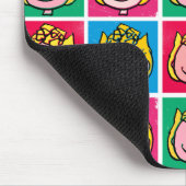 Pop Art Sally | Voorbeeld voor uzelf Muismat (Hoek)