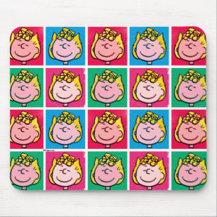 Pop Art Sally   Voorbeeld voor uzelf Muismat