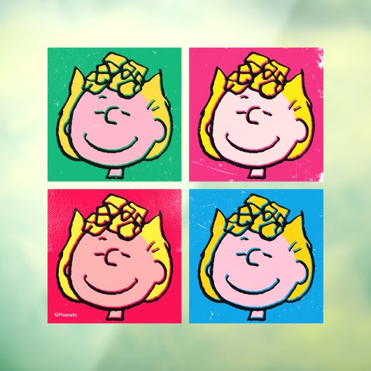 Pop Art Sally | Voorbeeld voor uzelf Raamsticker (Vel 3)